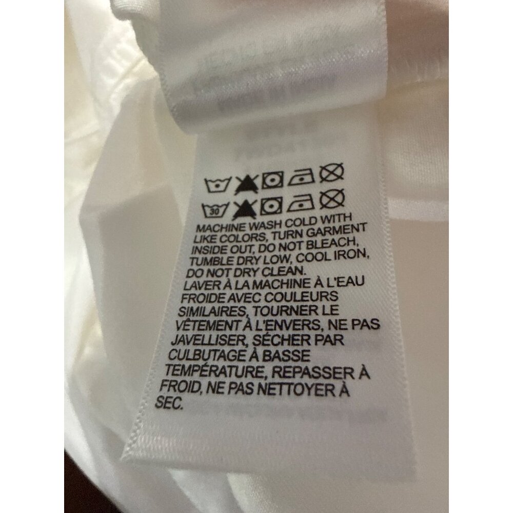 Lucky Brand White Lyocell Button-Down Shirt With Chest Pockets Size XL - Picture 7 of 8